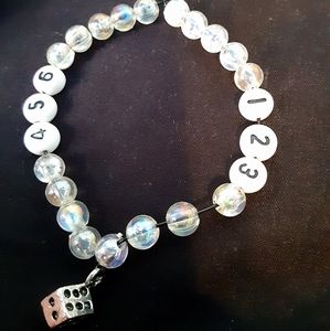 Dice bracelet handmade